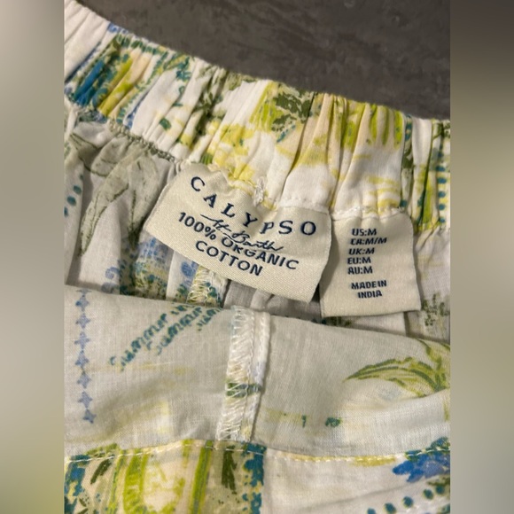 NWT Calypso St. Barth Carpe Diem Palm Top And Shorts Pajama Lounge Set - Picture 5 of 12